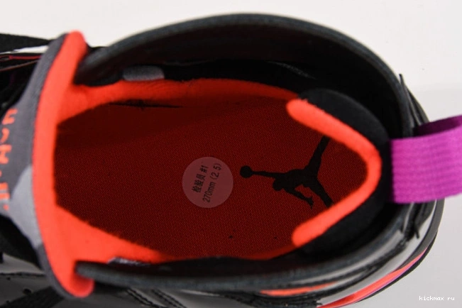 Rep Jordan Black 7 Air 313358-006 Patent Retro 0807